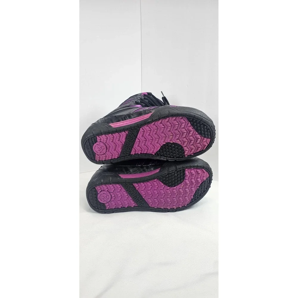 K2 Range Snowboard Boots Womens 8 Black Purple Lace‎ Up Winter Riding